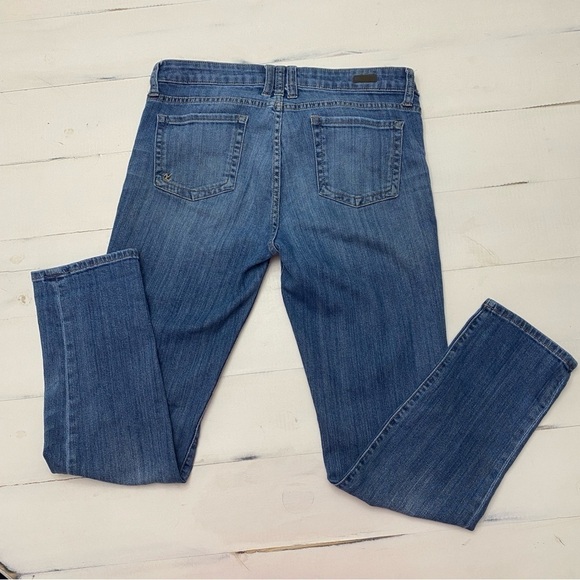 Kut from the Kloth Boyfriend Mid Rise Jeans Ripped Well Loved Women Size 10 - Picture 13 of 16